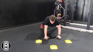 Activ8 | 3 Point Push Up 3 Cone Tap