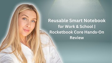 Reusable Smart Notebook for Work & School | Rocketbook Core Hands-On Review