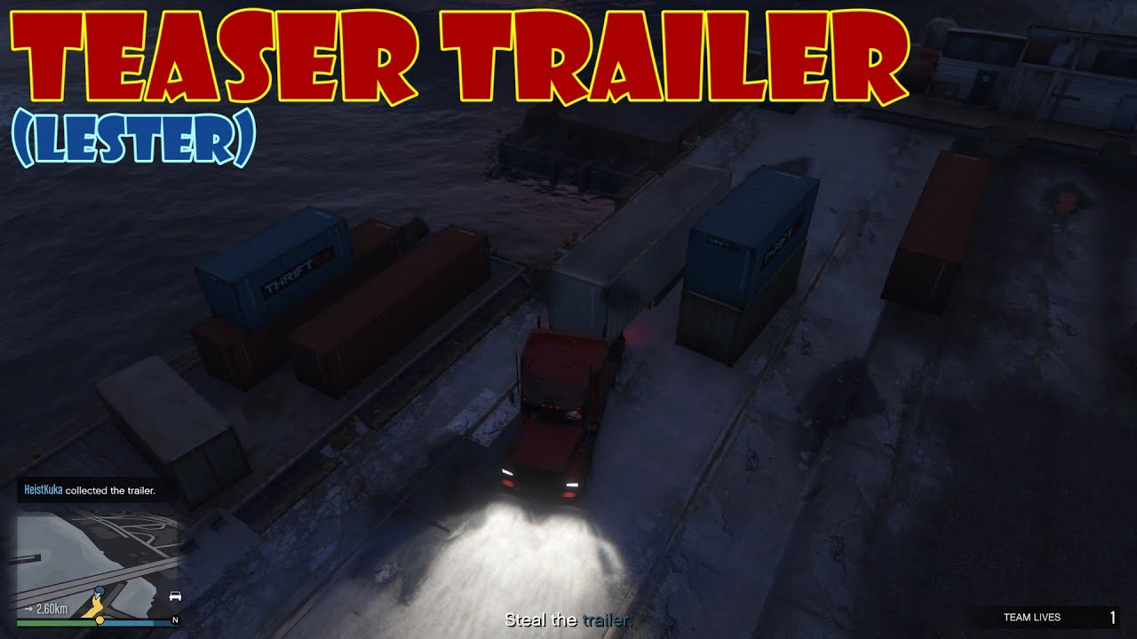 Teaser Trailer (Lester) Missions GTA Online YouTube