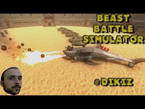 Lazerli Taramalı Megalodon - Beast Battle Simulator # Dikiz