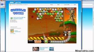 MSN Games Bubble Town Eye tracking Study