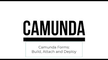 Camunda Forms: Create, Attach and Deploy (With Narration)