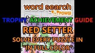 Word Search by POWGI: Red Setter Trophy Guide screenshot 5