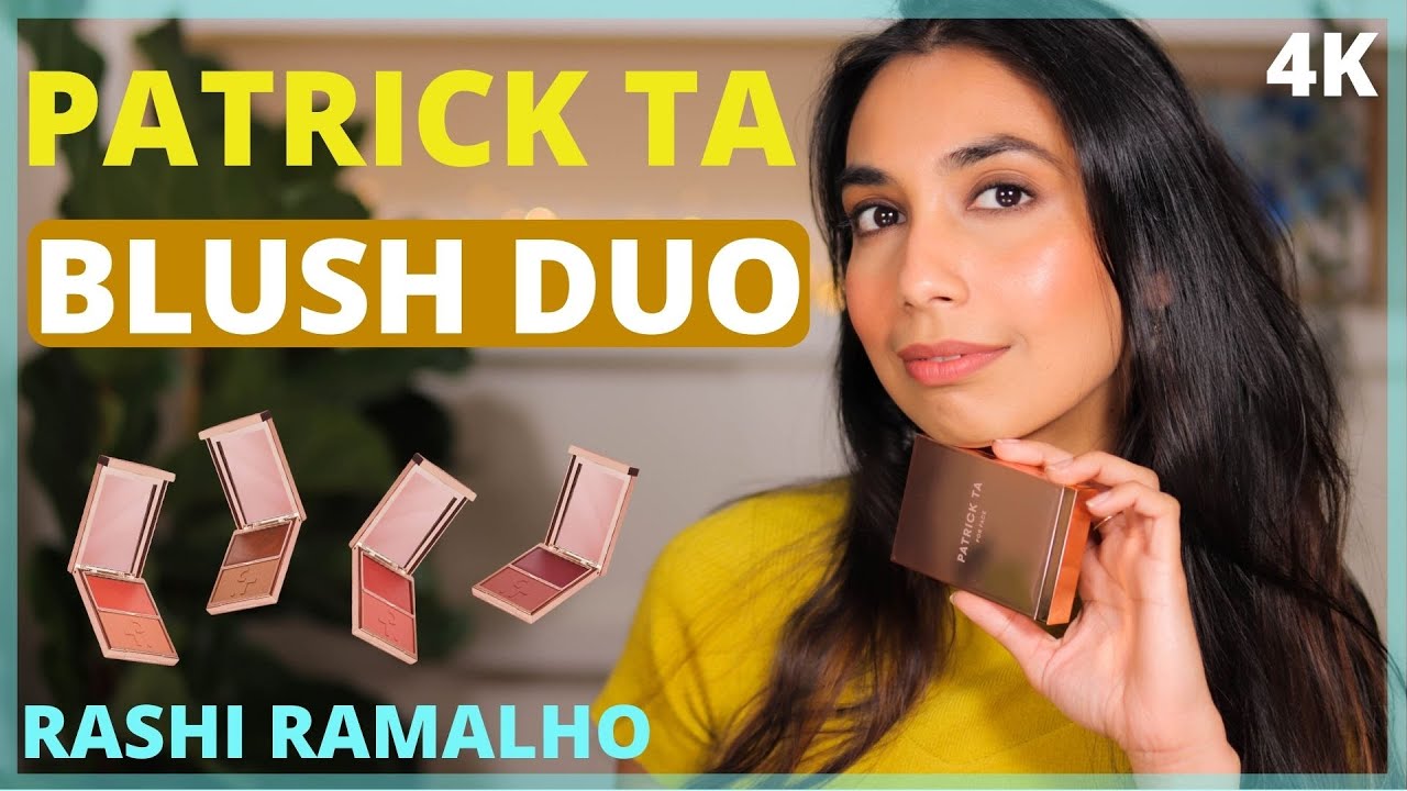 All 4 Patrick Ta Double Take Creme & Powder Blush Swatches and Review