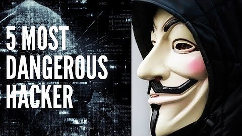 Most Dangerous Hackers in the world |The Most 5