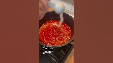 Pizza sauce recipe - quick and easy
