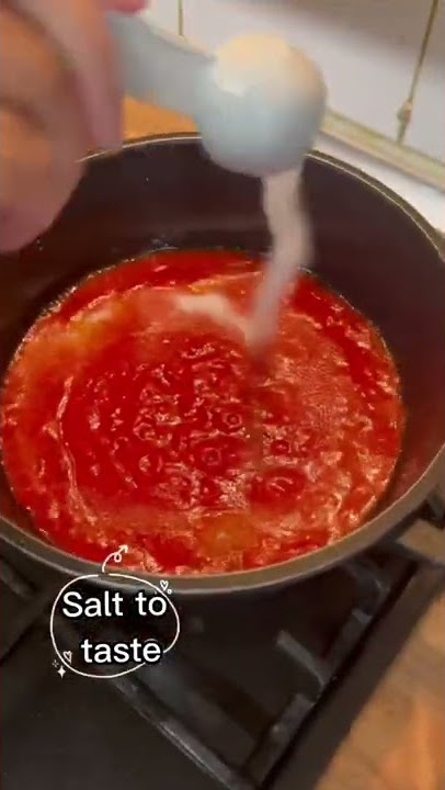 Pizza sauce recipe - quick and easy