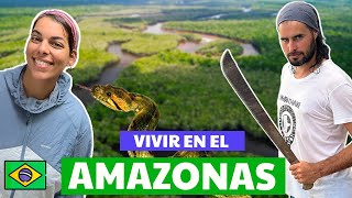 Primer día en el AMAZONAS BRASILEÑO 🇧🇷 Pescamos PIRAÑAS casi PIERDO un DEDO
