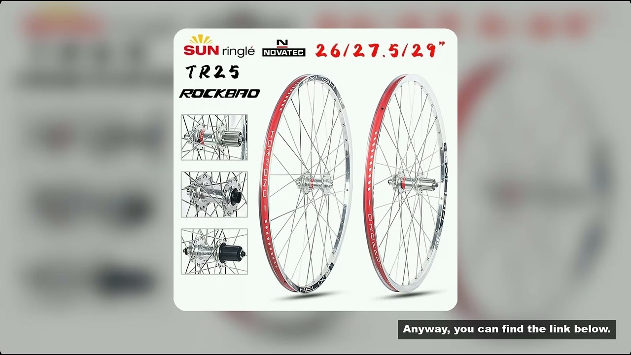SUNRingle TR25 /Rockbao MTB Bike Wheelset 26/27.5/29inch Novatec