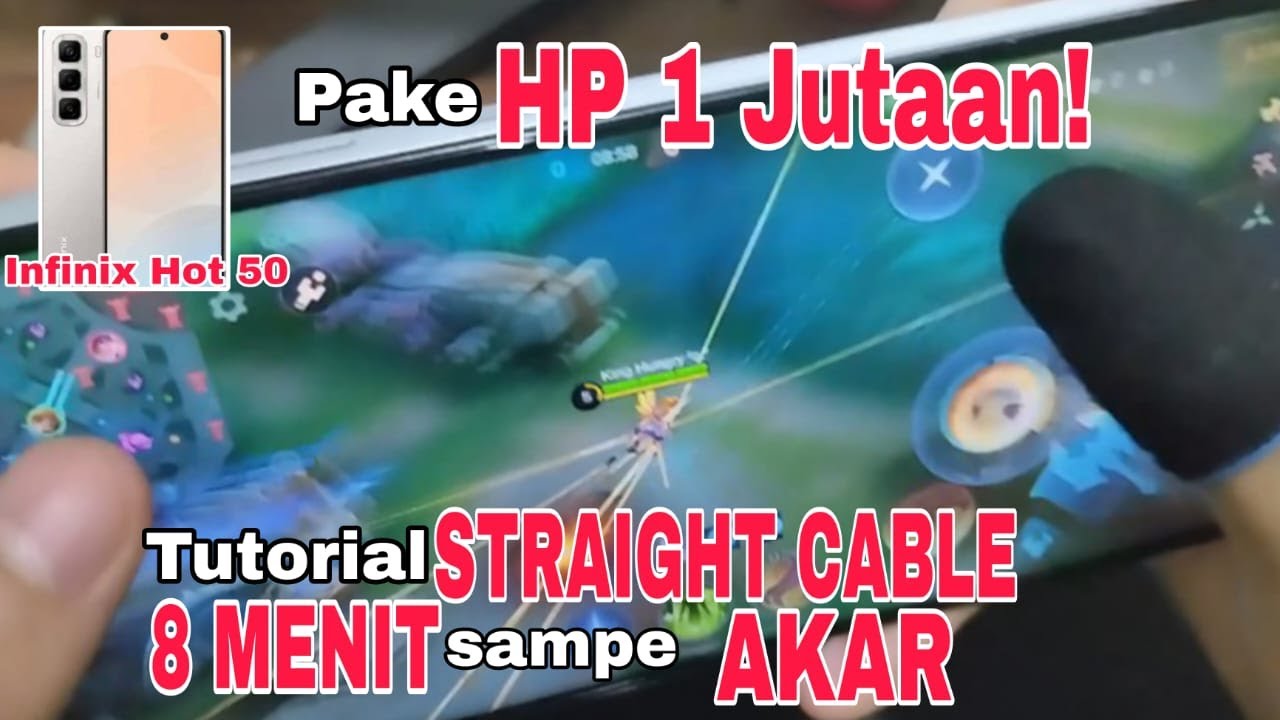 TUTORIAL STRAIGHT KABEL FANNY PAKE HP 1 JUTAAN| HANDCAM