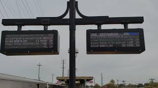 NEW LIRR Real Time Digital Sign At Baldwin LIRR Station