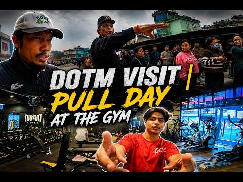 DOTM VISIT ✍️ | PULL DAY AT THE GYM 💪