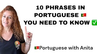 ✅ 10 Useful phrases in Portuguese 🇵🇹 If you liked this vídeo don’t forget to subscribe 🧡