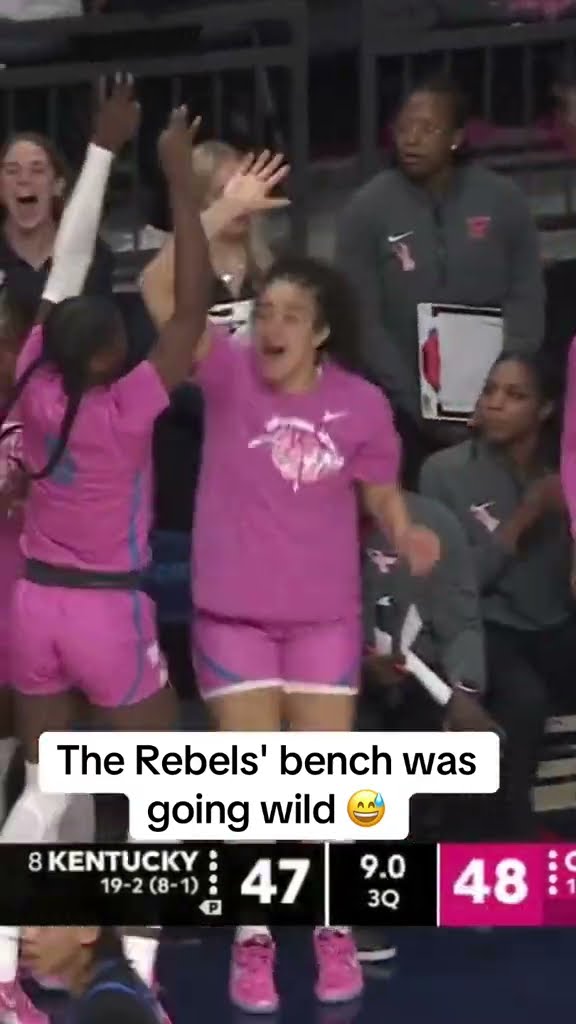 This Ole Miss three-pointer was too clutch‼️