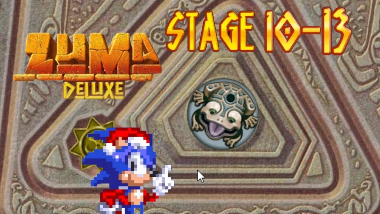 Zuma Deluxe Stage 10 - 13 - Walkthrough