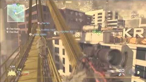 COD MW2, MW3 Sniper Trick shot Montage (Very Pro)