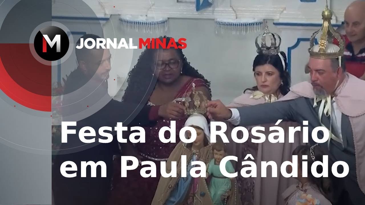 Cultura popular : Festa do Rosário atrai turistas em Paula Cândido - Jornal Minas