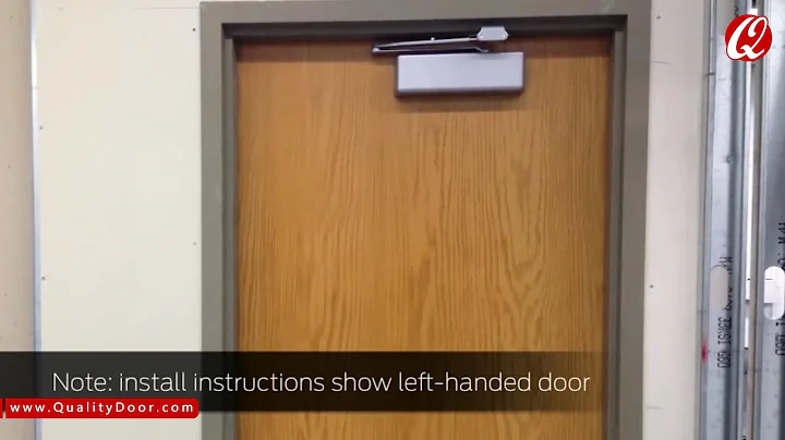 How to Install LCN 4040XP Closer