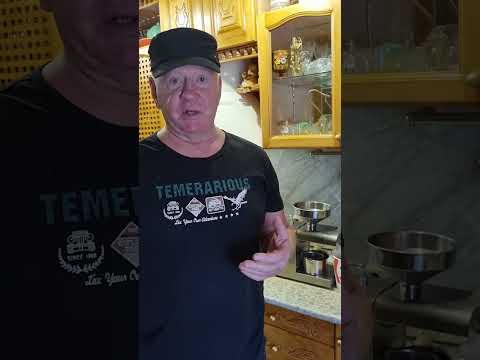 Miracle Machine, an overview of how to press oil. Kitchen,