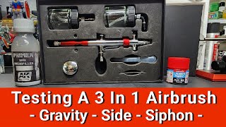 Testing A 3 In 1 Airbrush - Gravity - Side - Siphon Plus Give-A-Way Casubaris