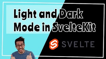 Dark mode in SvelteKit with TailwindCSS