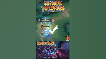 Claude tutorial for beginners 🫂#mobilelegendstoday #mobilelegends #foryou #mlbb #funny #claude