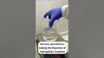 How to disperse Graphene in Water