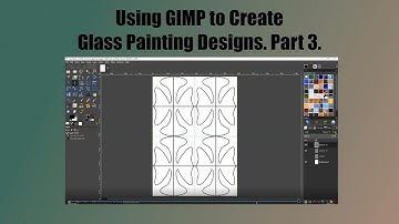 Creating Glass Painting Designs with GIMP. Part 3.