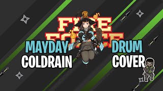 coldrain - MAYDAY feat. Ryo from CRYSTAL LAKE - Fire Force Opening 2 - Drum Cover #10