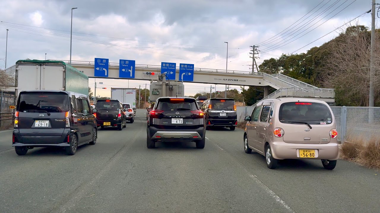 Peaceful Morning Drive on Busy Road | Exceptional Ideal Driving Manners