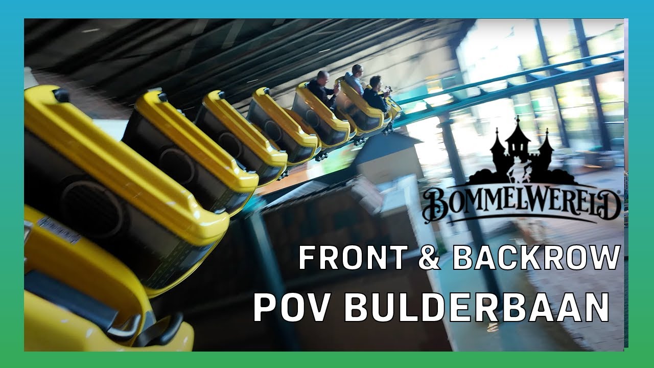 🎢 De Bulderbaan Onride POV – Front Row & Back Row | Bommelwereld