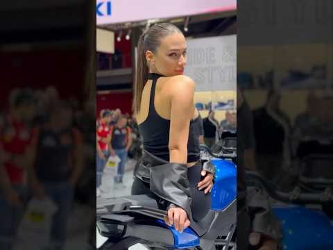 SHE MADE THE SUZUKI LOOK EVEN BETTER 🔥🏍️ | SUZUKI TOURING