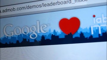 Google HTML5 Dynamic Ad Banner Interacting with iPad 2 Sensors