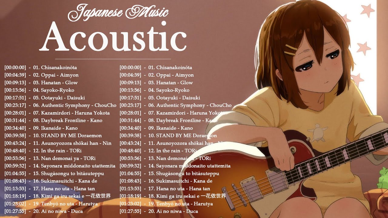 【1 Hour】Best Acoustic Japanese Songs 2022 Make You Relax and For