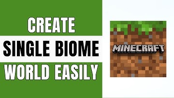 How To Create Single Biome World In Minecraft | 2025 Tutorial