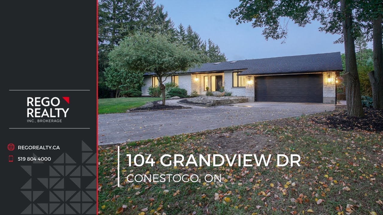 Conestogo Real Estate 104 Grandview Dr Rego Realty YouTube