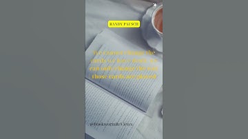 The best quote in the book "the last lecture".... #shorts  #psychologyfacts  #randy