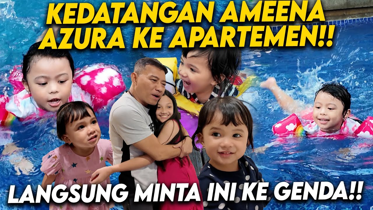 TIDUR BARENG LAGI!! ARSY ARSYA EXCITED AMEENA AZURA NGINEP!!