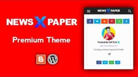 Newspaper 10 Premium Blogger Template Download Free