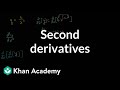 Second derivatives | Advanced derivatives | AP Calculus AB | Khan Academy