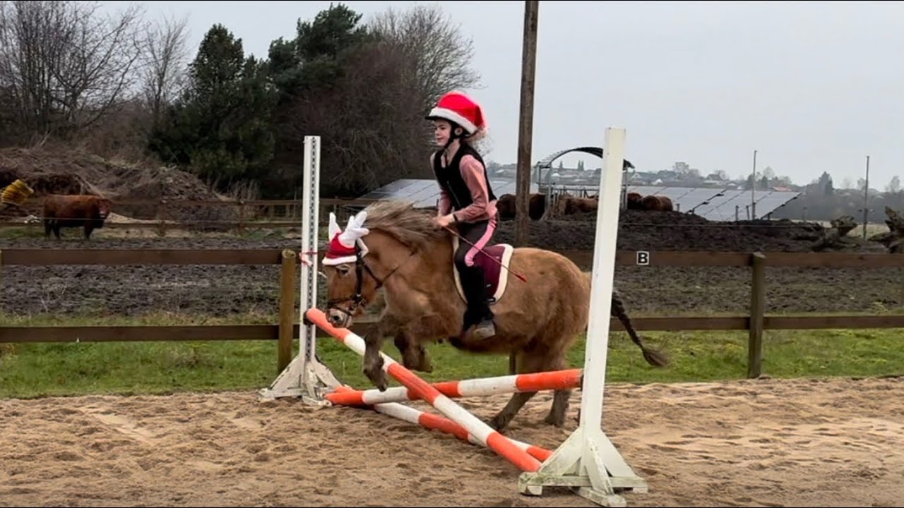 Springer på Laurine uden sadel