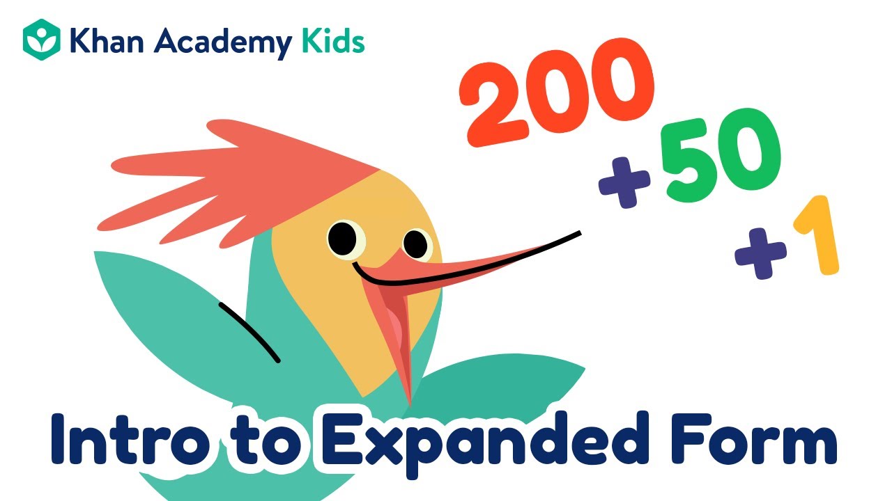 Intro to Expanded Form | Place Value for Kids | Khan Academy Kids - YouTube