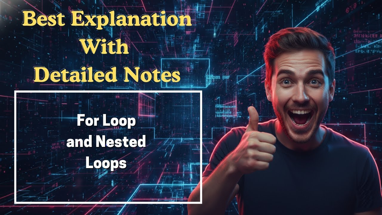 [186] For Loop and Nested Loops (Programming for Problem Solving) - YouTube