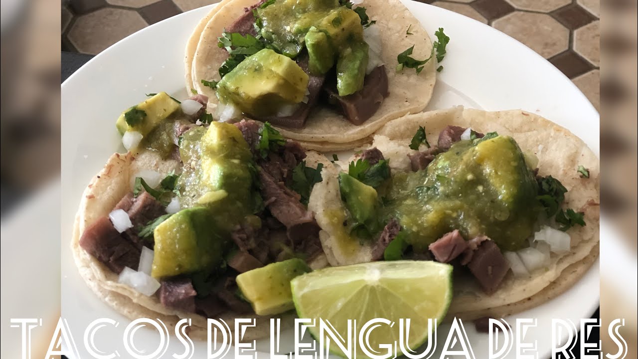 Tacos de lengua de res YouTube