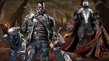 Spawn VS Terminator Mortal Kombat 11 (Very Hard)