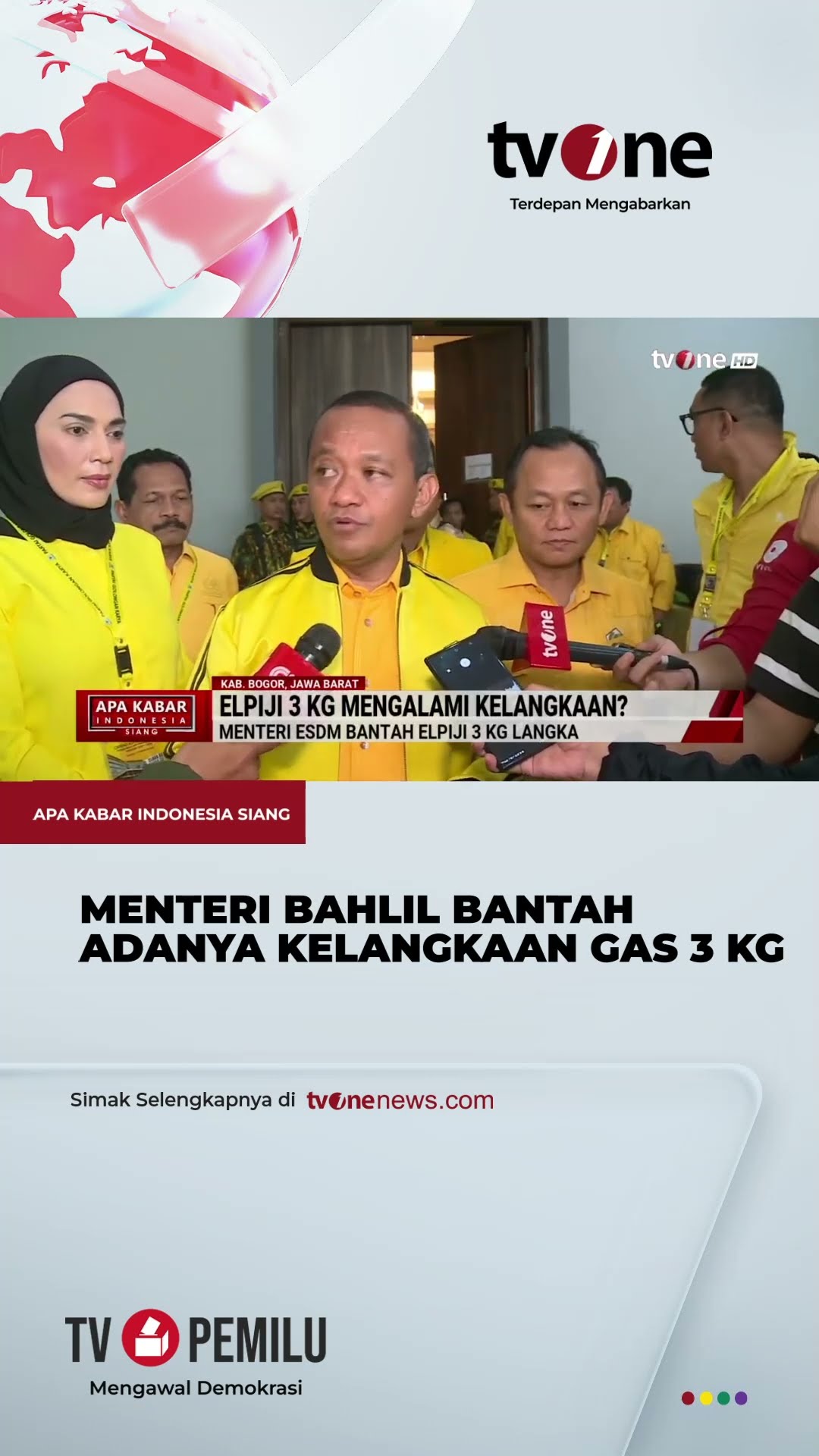 Menteri ESDM Bahlil Lahadalia Bantah Gas Elpiji 3 Kg Langka | tvOne