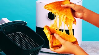 Air Fryer Grilled Cheese Sandwich - Deliciously Crispy