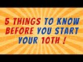 5 things to know before you start your 10th standard  strategy  plan