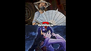 Raiden vs Kitana #shorts #anime #1v1 #genshinimpact #mortalkombat