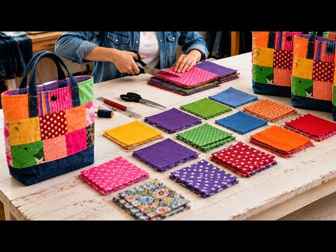 Transform Fabric Scraps into Cute Little Items - The Best Recycling Ideas (No Talking)